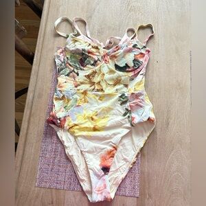 Maeve x Anthropologie Floral One-Piece Swimsuit